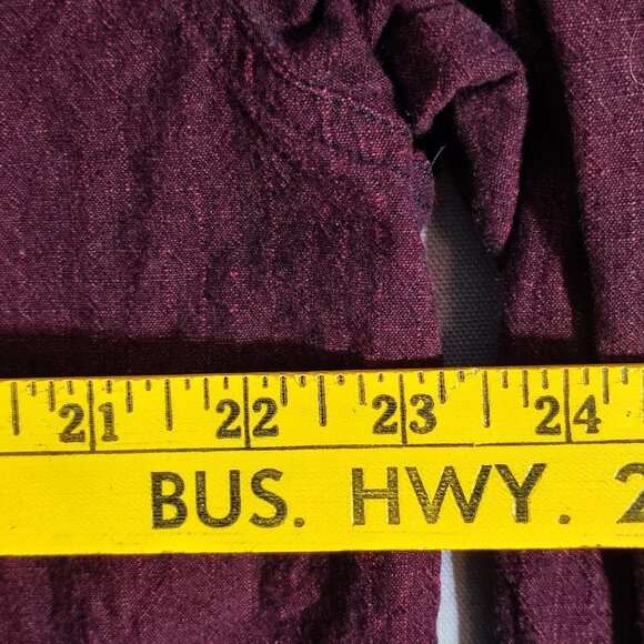 Harley-Davidson casual button down shirt men's L maroon embroidered brand name - Picture 14 of 15